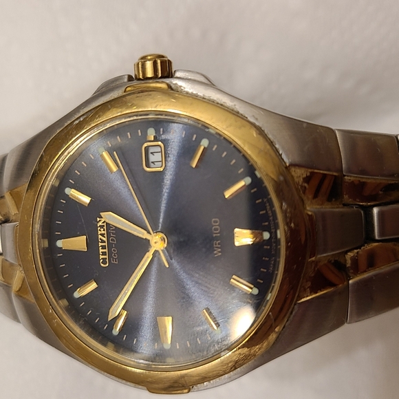 Citizen Eco-Drive E110-K15699 Watch | Blue DialSolar Citizen WatchVintage Rad - Picture 7 of 15